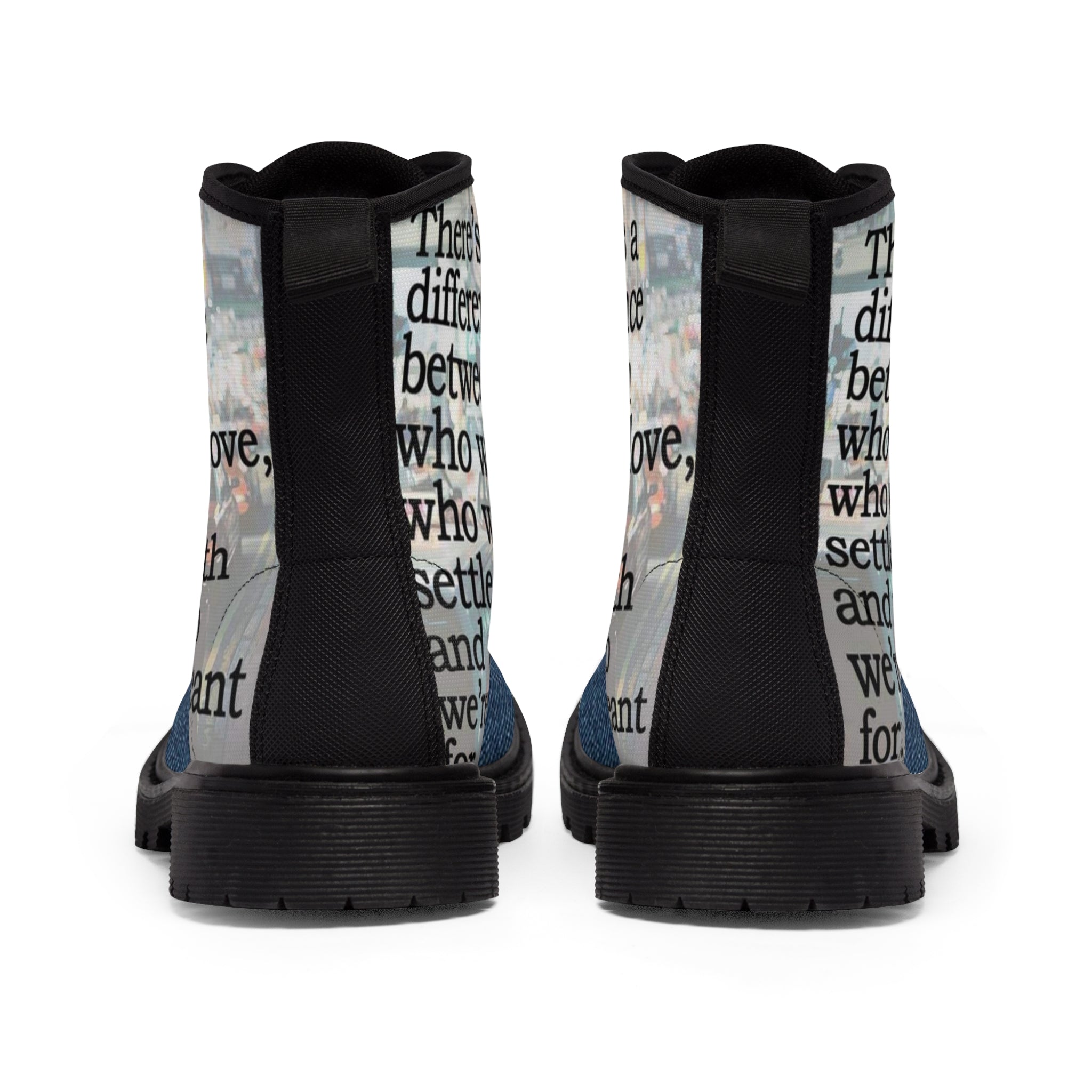 Women's Canvas HIP HOP ART Boots