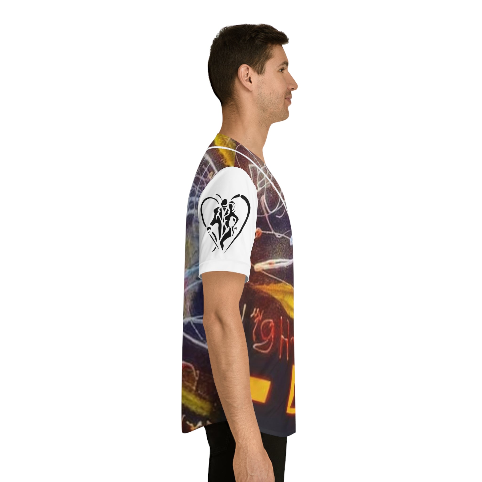 Men's HIP HOP ART Baseball Jersey (AOP)