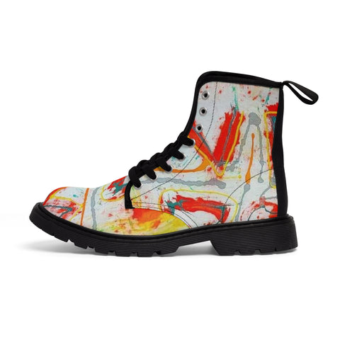 Men's Canvas HIP HOP ART Boots