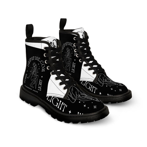 Men's Canvas  HIP HOP ART Boots