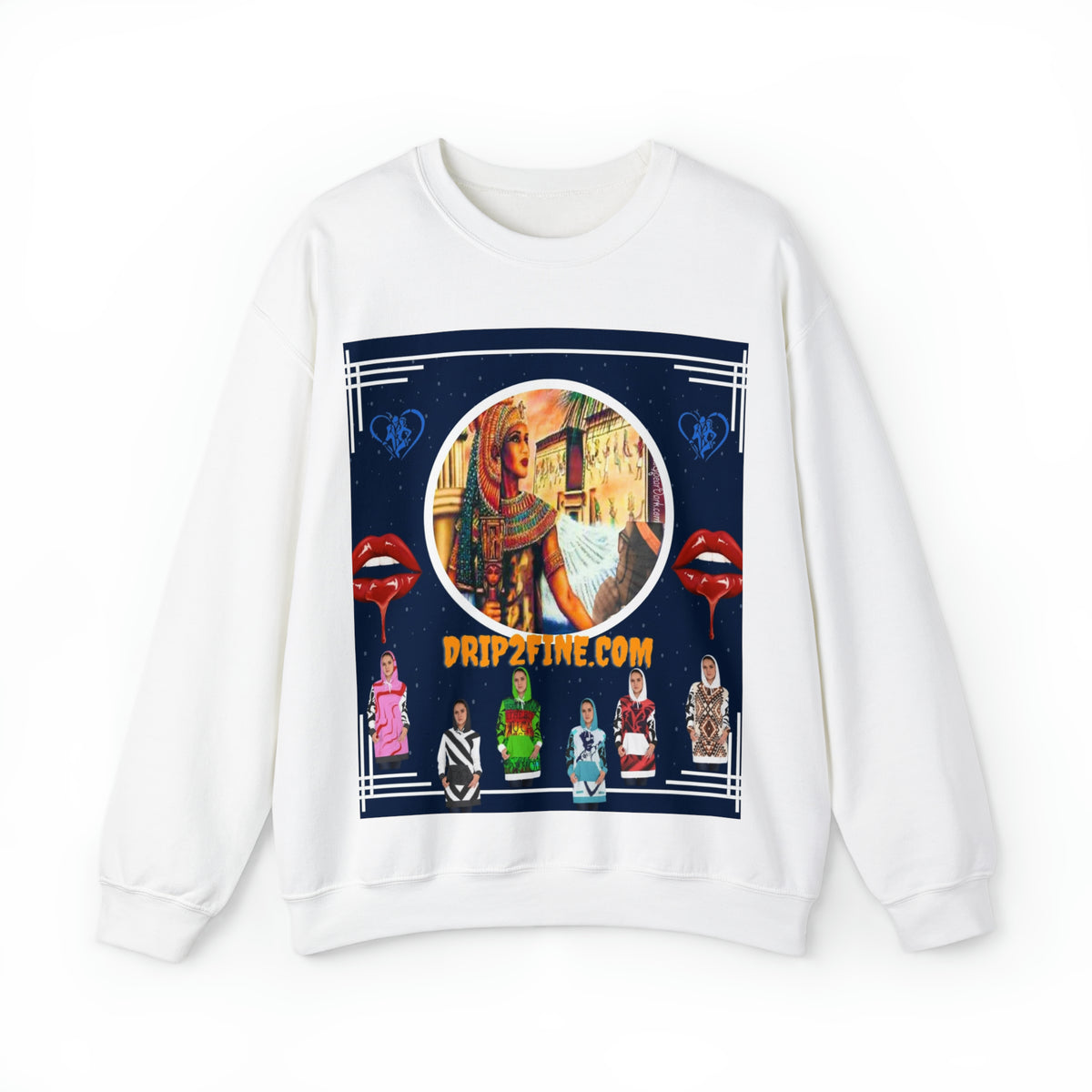 Unisex Heavy Blend™  HIP HOP ART Crewneck Sweatshirt