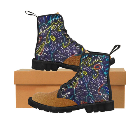 Men's Canvas  HIP HOP ART Boots