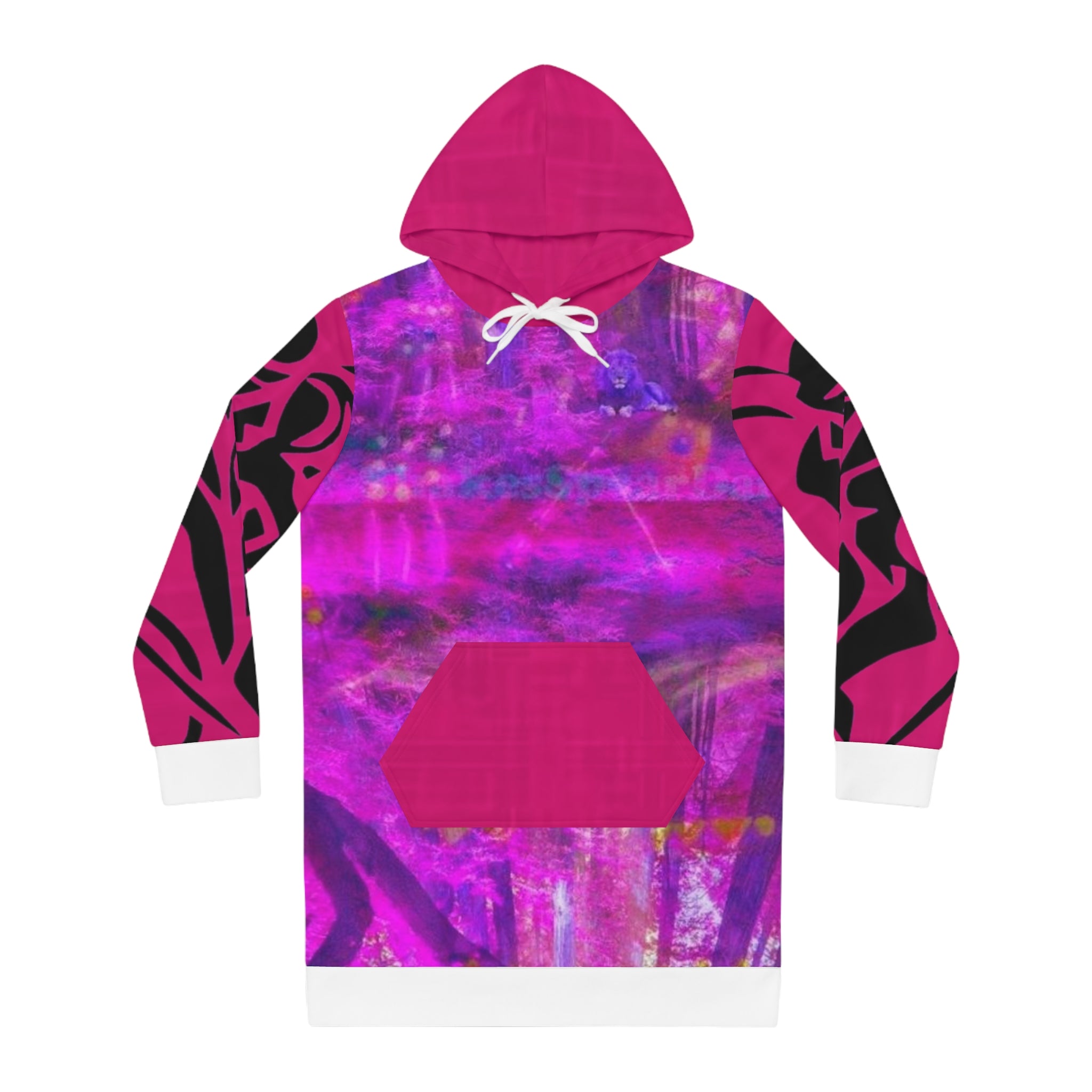 Women's HIP HOP ART Hoodie Dress (AOP)