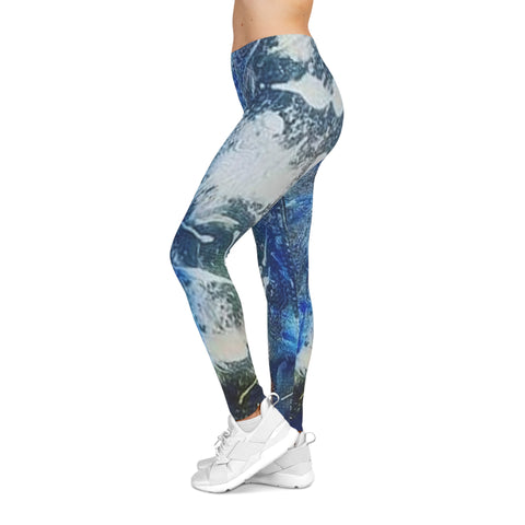 Women's  HIP HOP ART Casual Leggings (AOP)