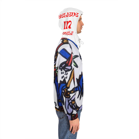 Men's Full-Zip  HIP HOP ART Hoodie (AOP)