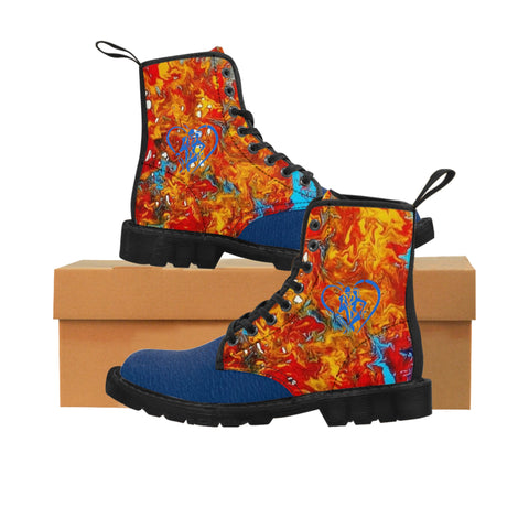 Men's Canvas  HIP HOP ART  Boots