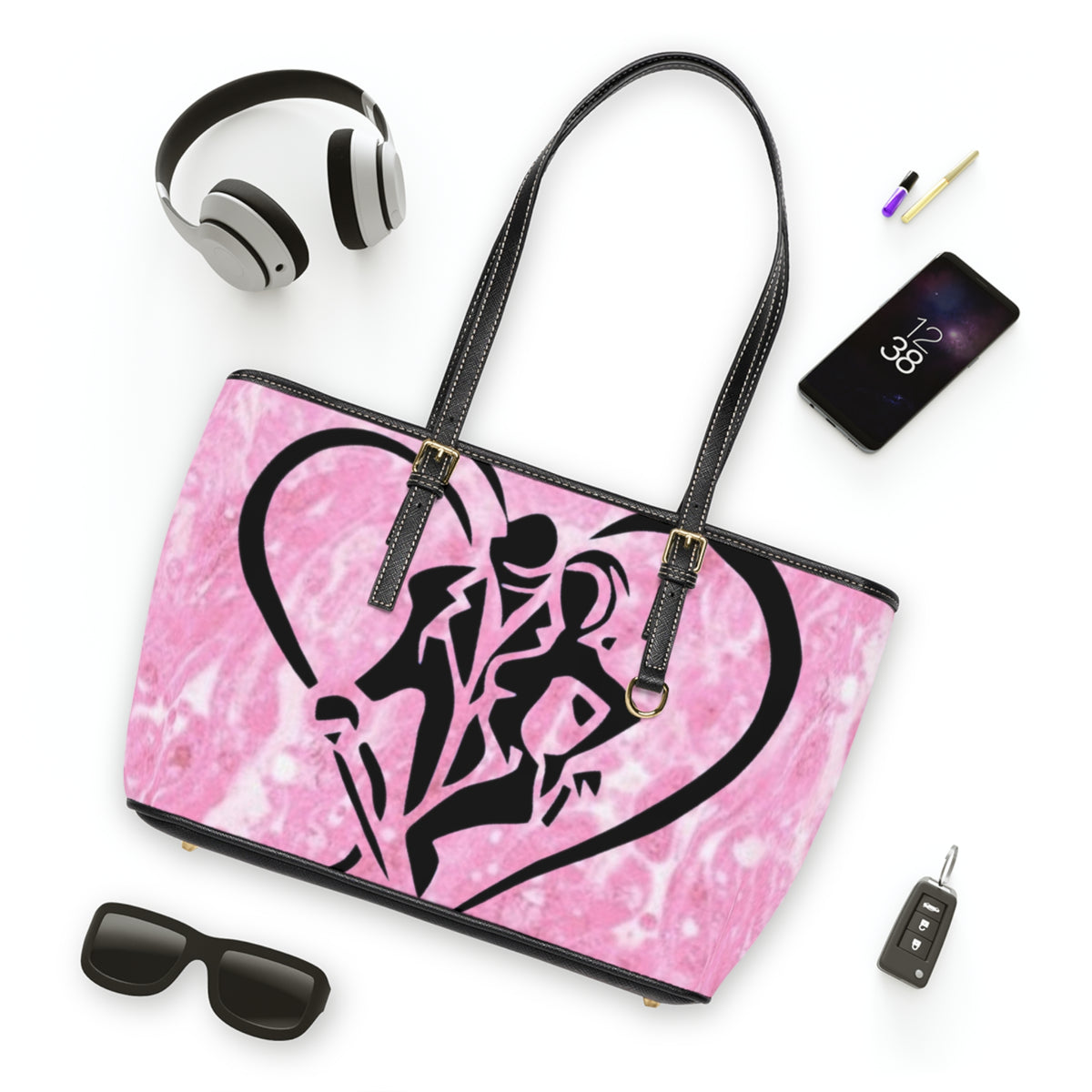 PU Leather  HIP HOP ART  Shoulder Bag