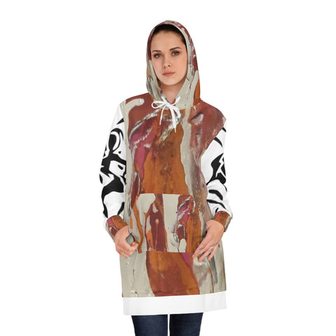 Women's HIP HOP ART Hoodie Dress (AOP)