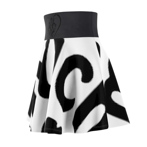 Women's  HIP HOP ART Skater Skirt (AOP)