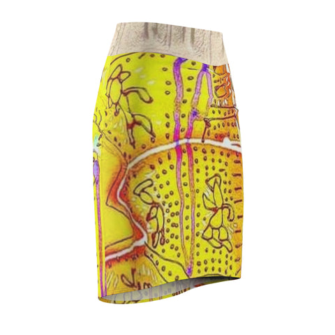 Women's HIP HOP ART Pencil Skirt (AOP)