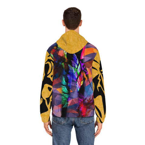 Men's Full-Zip HIP HOP ART Hoodie (AOP)