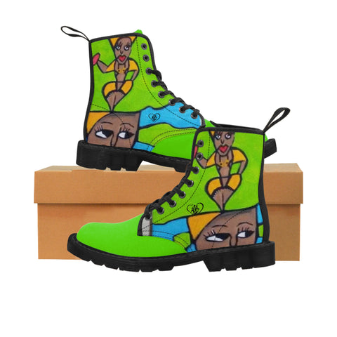 Men's Canvas HIP HOP ART Boots