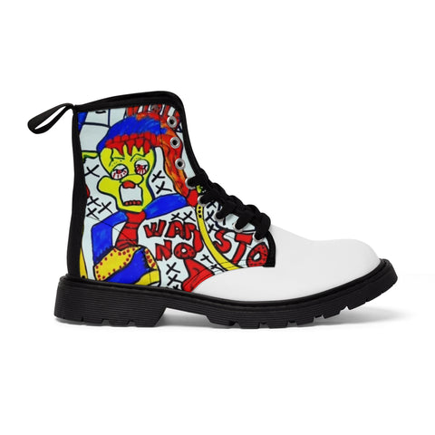 Men's Canvas  HIP HOP ART Boots