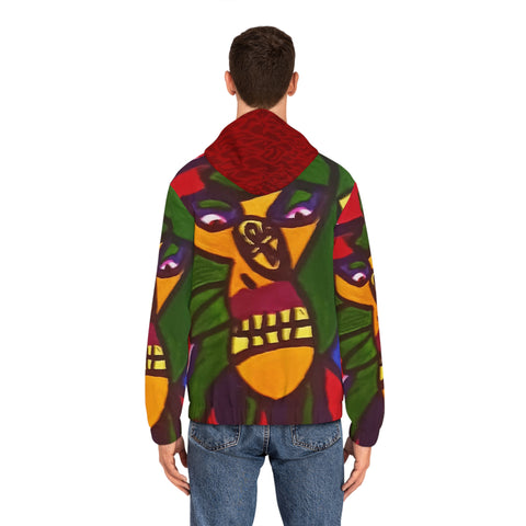 Men's Full-Zip HIP HOP ART  Hoodie (AOP)