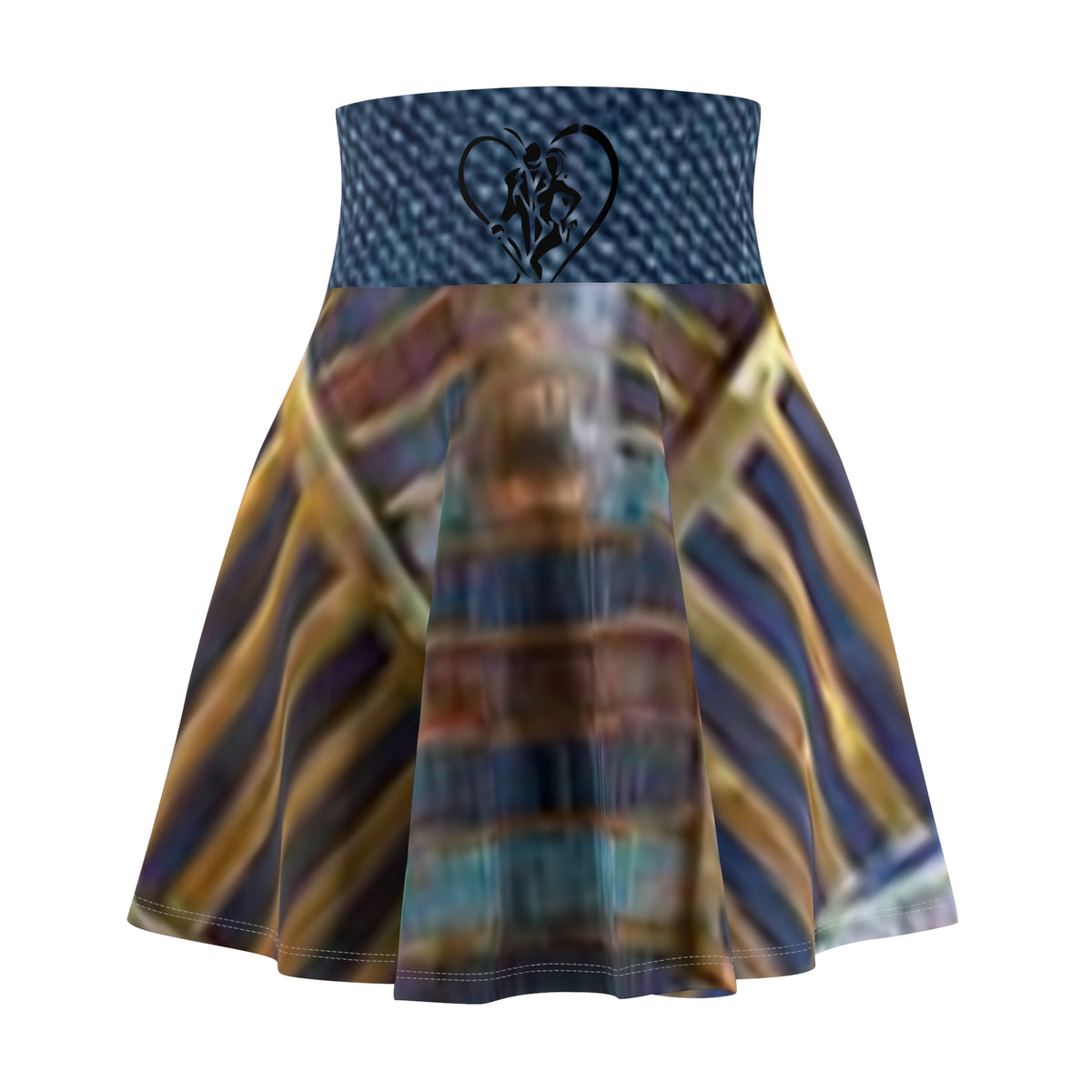 Women's  HIP HOP ART Skater Skirt (AOP)