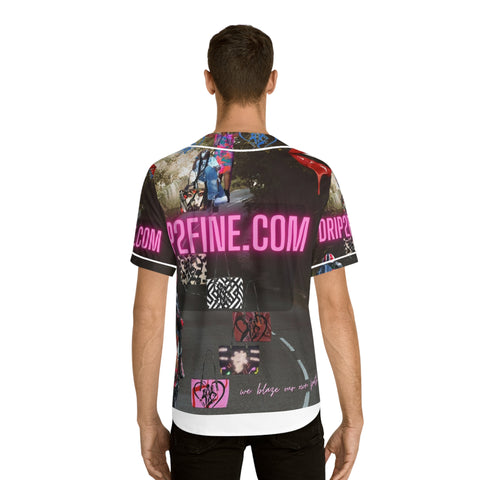 Men's  HIP HOP ART  Baseball Jersey (AOP)