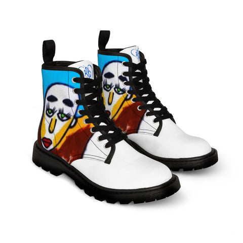 Men's Canvas HIP HOP ART Boots