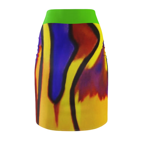 Women's  HIP HOP ART Pencil Skirt (AOP)