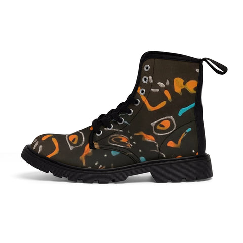 Men's Canvas  HIP HOP ART Boots