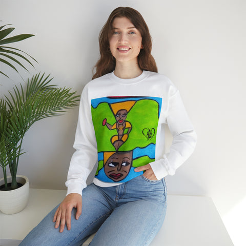 Unisex Heavy Blend™  HIP HOP ART  Crewneck Sweatshirt