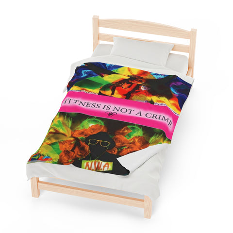 Velveteen Plush  HIP HOP ART  Blanket