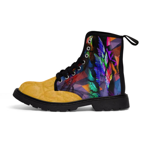 Women's Canvas  HIP HOP ART Boots