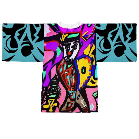 Long Sleeve  HIP HOP ART Kimono Robe (AOP)