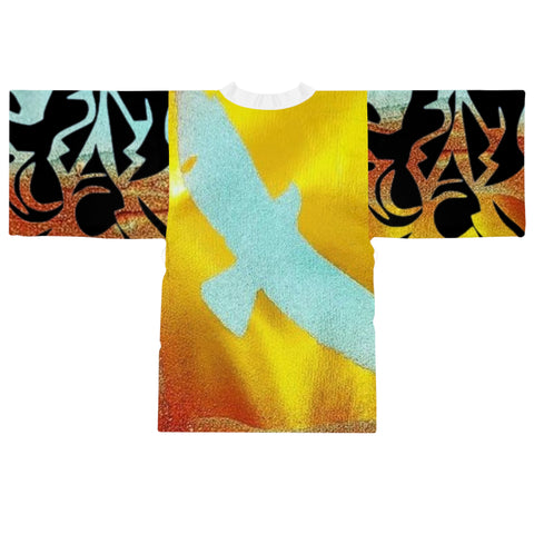 Long Sleeve  HIP HOP ART  Kimono Robe (AOP)