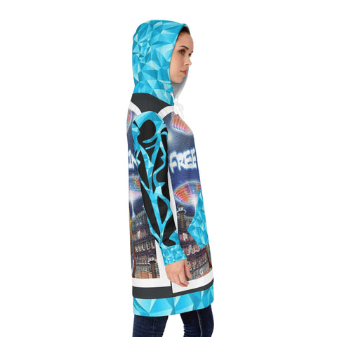 Women's HIP HOP ART Hoodie Dress (AOP)