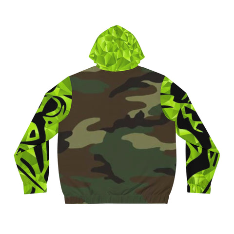 Men's Full-Zip HIP HOP ART Hoodie (AOP)