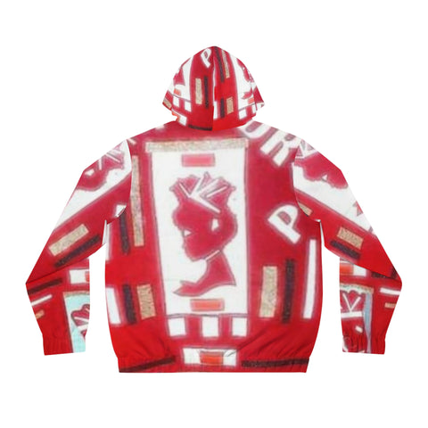 Men's Full-Zip  HIP HOP ART Hoodie (AOP)