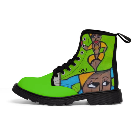 Men's Canvas HIP HOP ART Boots