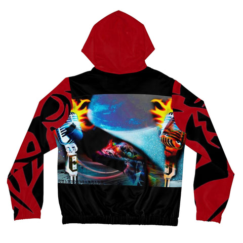 Women’s Full-Zip HIP HOP ART Hoodie (AOP)