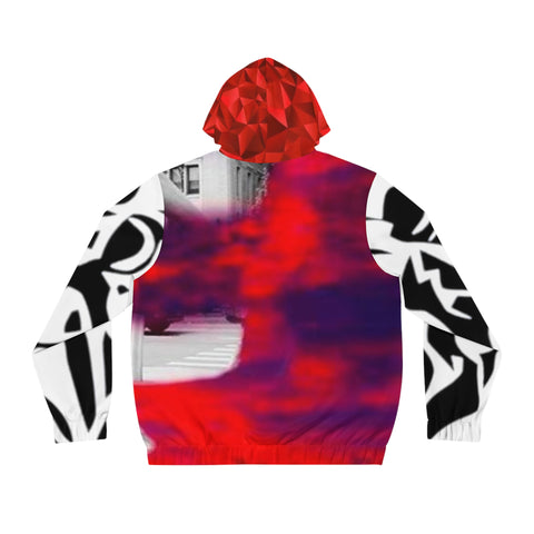 Men's Full-Zip  HIP HOP ART  Hoodie (AOP)