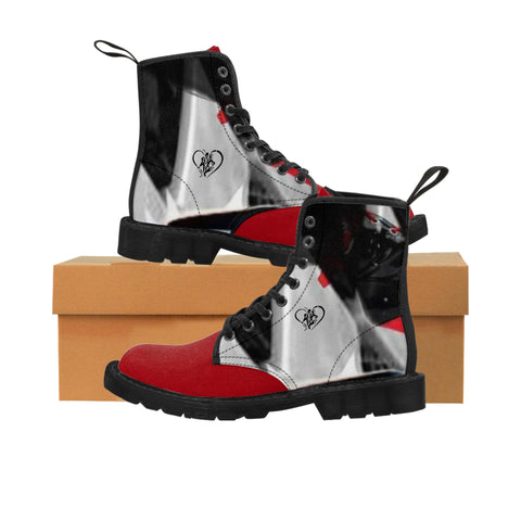 Men's Canvas  HIP HOP ART Boots