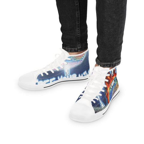 Men's High Top HIP HOP ART  Sneakers