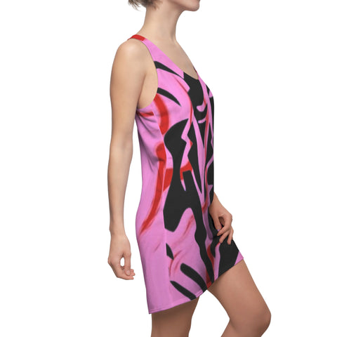 Women's Cut & Sew HIP HOP ART  Racerback Dress (AOP)
