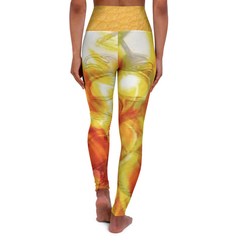 High Waisted  HIP HOP ART Yoga Leggings (AOP)