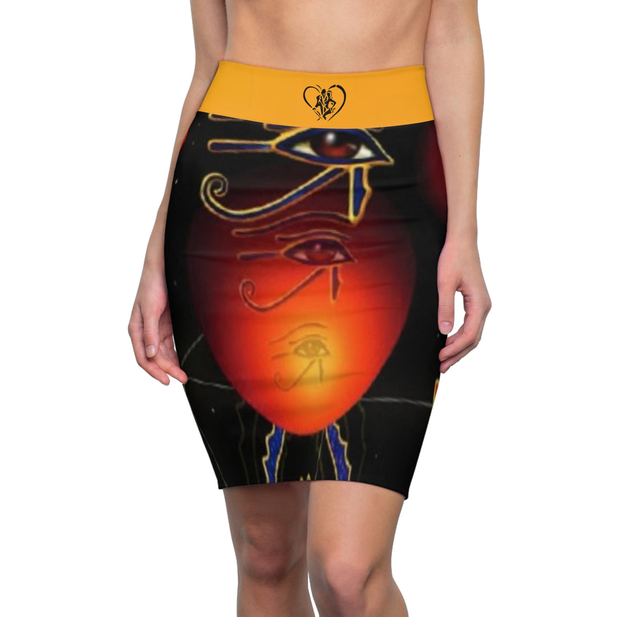 Women's  HIP HOP ART  Pencil Skirt (AOP)