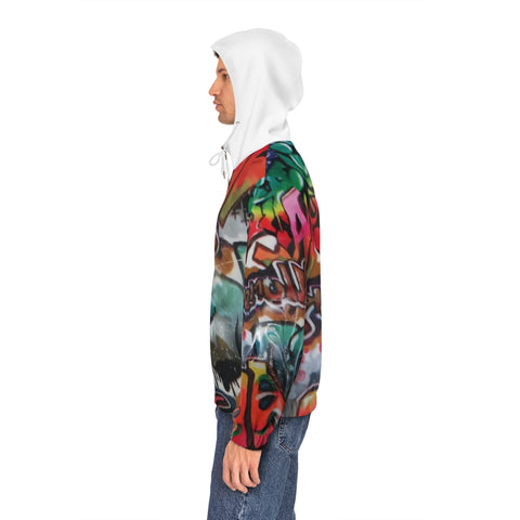 Men's Full-Zip  HIP HOP ART  Hoodie (AOP)