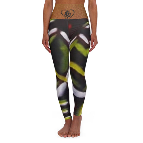 High Waisted  HIP HOP ART Yoga Leggings (AOP)