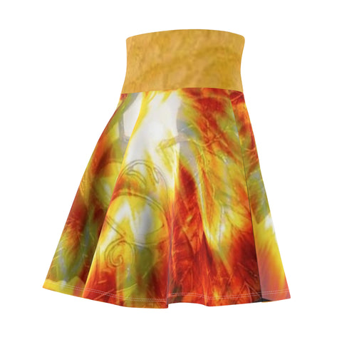 Women's  HIP HOP ART Skater Skirt (AOP)