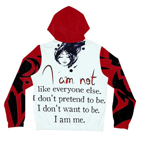 Women’s Full-Zip HIP HOP ART Hoodie (AOP)