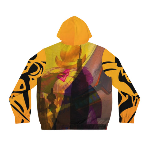 Men's Full-Zip  HIP HOP ART Hoodie (AOP)