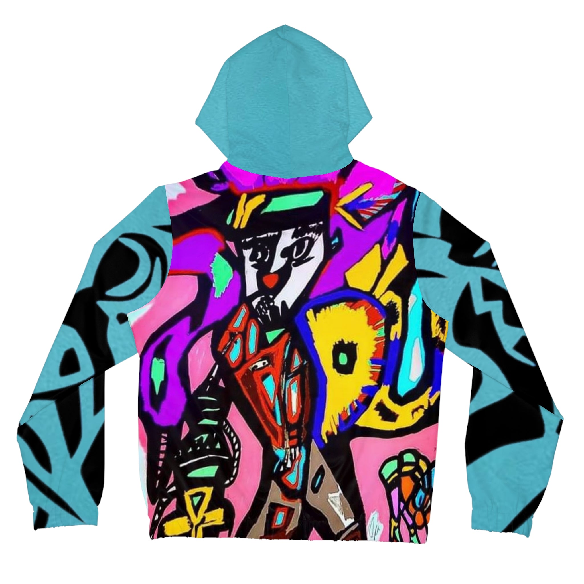 Women’s Full-Zip HIP HOP ART Hoodie (AOP)