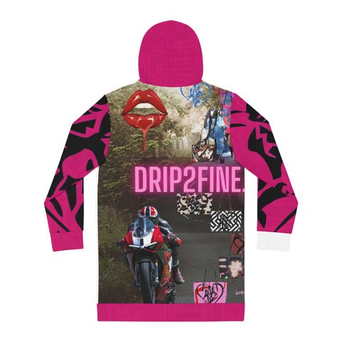 Women's HIP HOP ART Hoodie Dress (AOP)