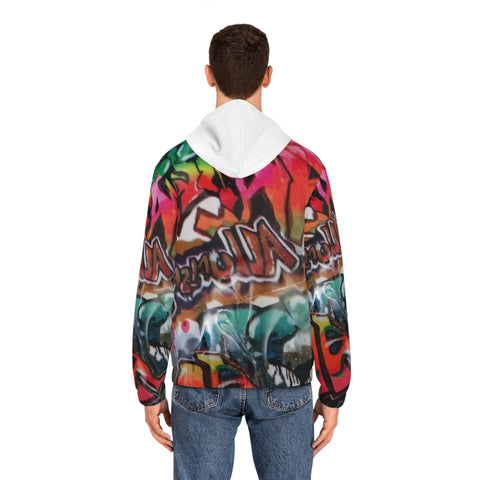 Men's Full-Zip  HIP HOP ART  Hoodie (AOP)