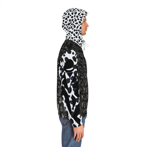 Men's Full-Zip HIP HOP ART Hoodie (AOP)