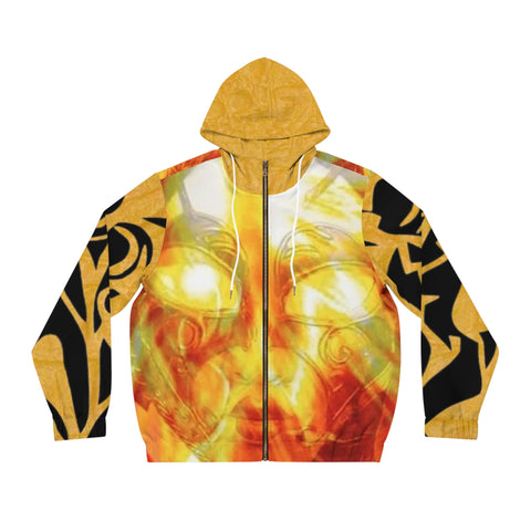 Men's Full-Zip  HIP HOP ART Hoodie (AOP)