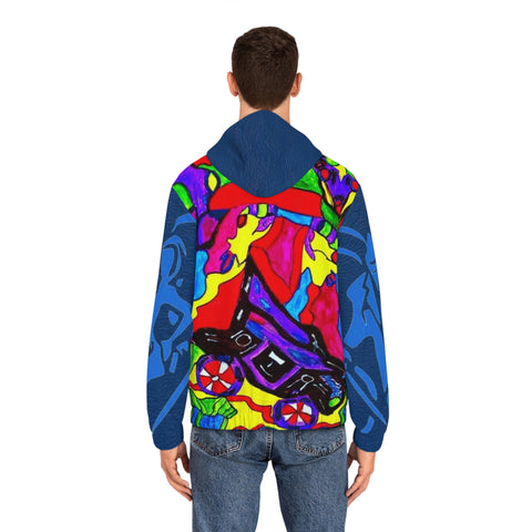 Men's Full-Zip  HIP HOP ART  Hoodie (AOP)